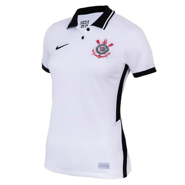 Camiseta Corinthians Paulista Primera equipo Mujer 2020-21 Blanco